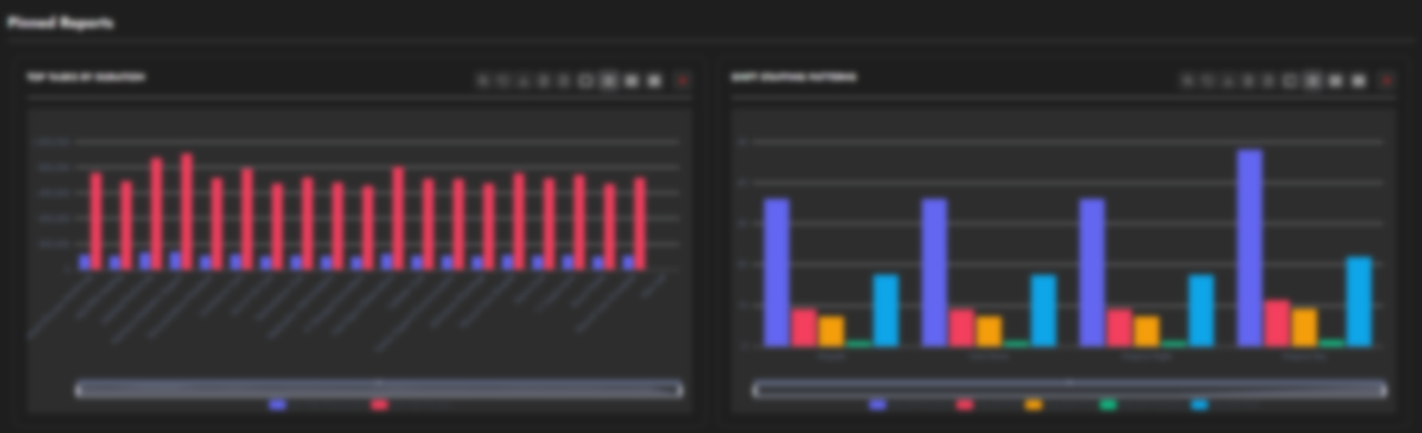 Utilisation insights dark mode